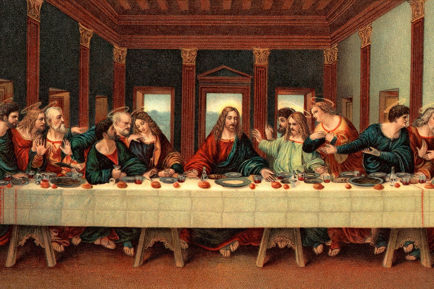 last supper painting